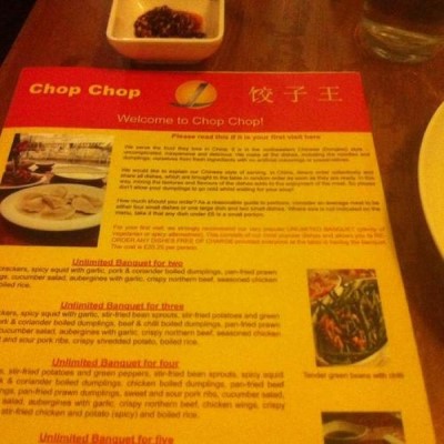 Chop Chop, a tour attraction in Edinburgh, United Kingdom