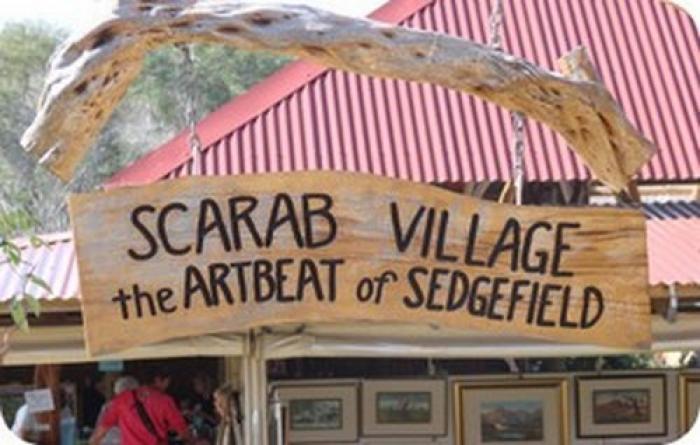 Scarab Village craft market, a tour attraction in The Garden Route South Africa