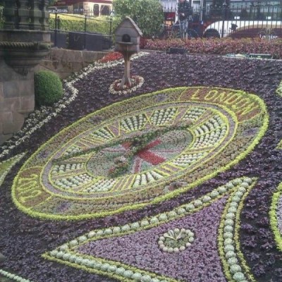 Floral Clock, a tour attraction in Edinburgh, United Kingdom