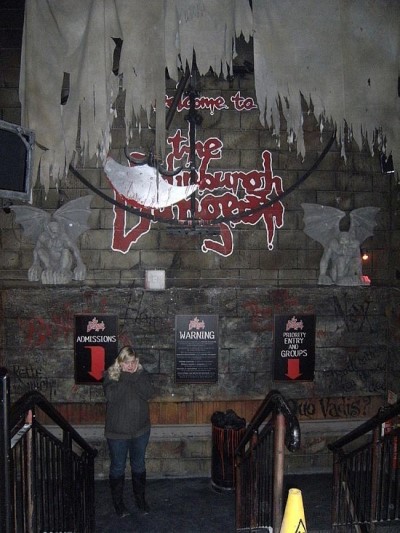 The Edinburgh Dungeon, a tour attraction in Edinburgh, United Kingdom