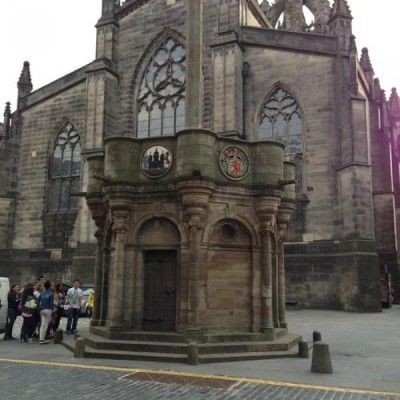Canongate Mercat Cross, a tour attraction in Edinburgh, United Kingdom
