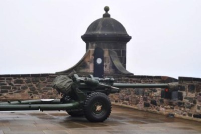 One O'clock Gun, a tour attraction in Edinburgh, United Kingdom