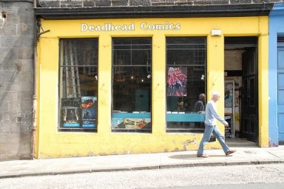 Deadhead Comics, a tour attraction in Edinburgh, United Kingdom