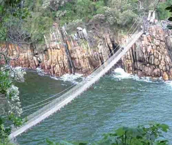 The Storms River, a tour attraction in The Garden Route South Africa
