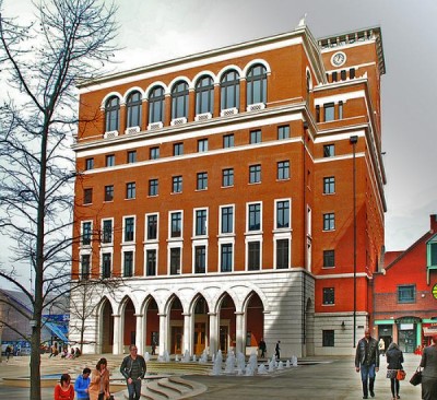 Brindleyplace, a tour attraction in Birmingham, United Kingdom 