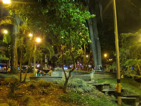 Parque Lleras, a tour attraction in Medellin, Colombia