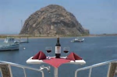 Rose's Landing Restaurant on the Morro Bay embarcadero, a tour attraction in Morro Bay, California, United 